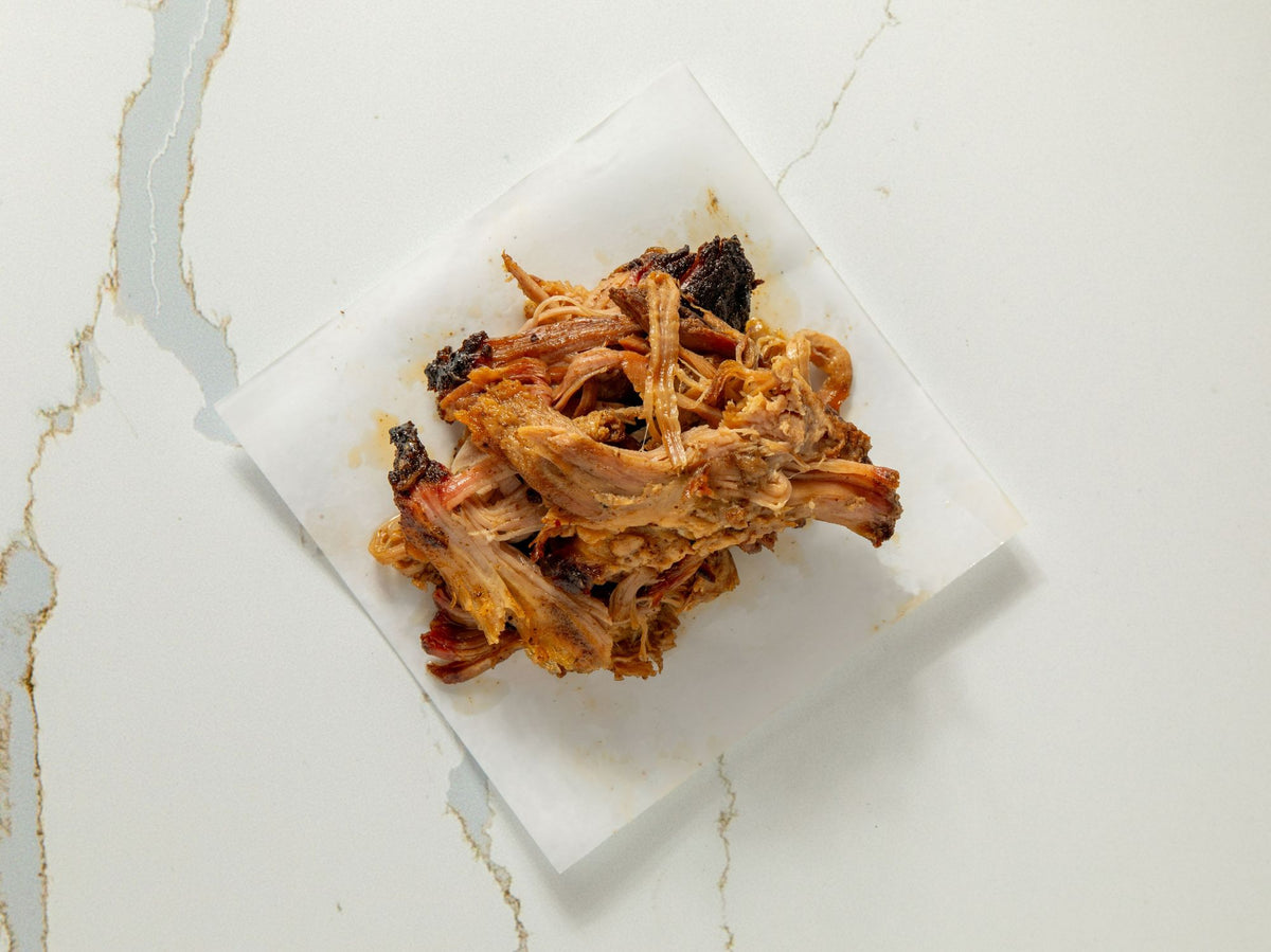 Smoked pulled pork at Embark Smoked Meats, Boonton NJ